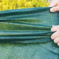 Groene HDPE schaduwnet 35%-95% schaduwgraad 3x50m UV-bestendig voor kas, boerderij, tuin, planten, zonwering
