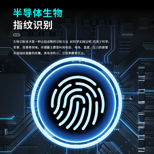 Three Axes Smart Drawer Fingerprint <b>Lock</b> Zinc Alloy Embedded Office <b>Cabinet</b> Anti-theft F0S053 - Product Image 2