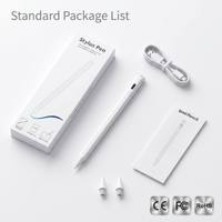 Stylet iPad à charge rapide avec affichage LED de la batterie, en aluminium de qualité aéronautique, pour dessin professionnel, personnalisation du logo et couleur (ODM)