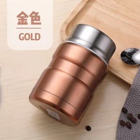 Récipient alimentaire isolé de 500ml 750ml en acier inoxydable sans BPA Pot alimentaire sous vide écologique à double paroi