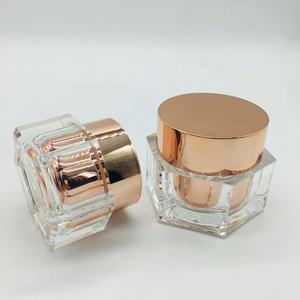 30ml 50ml Acryl doppelwandige ABS-Kappe Sechseckige OEM Hautpflege Kosmetische Creme Gläser RF-JF Modell <span class=keywords><strong>Lifepack</strong></span> Marke - Product Image 3