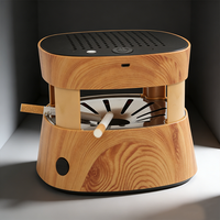 Mini Purificateur d'Air Carré Moderne en Plastique et Cendrier Sans Fumée à Ions Négatifs |   Appareil d'élimination des odeurs de cigarettes pour hôtel, maison, bureau