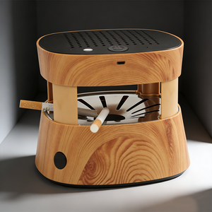 Mini Purificateur d'Air Carré Moderne en Plastique et Cendrier Sans Fumée à Ions Négatifs |   Appareil d'élimination des odeurs de cigarettes <span class=keywords><strong>pour</strong></span> hôtel, maison, bureau - Product Image 3