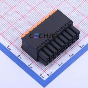 KF2EDGKS-3.5-2*9P Plug-in Terminal Block P=3.5mm Connector ( Connector Type: Male Plug )( Construction: 2x9P )( Pitch: 3.5mm ) - Product Image 2