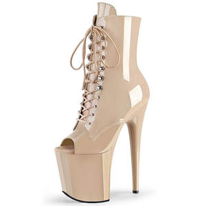 Zapatos de baile en Barra para mujer, botines de Punta abierta de PU, zapatos de <span class=keywords><strong>bailarina</strong></span> de barra exóticos para club nocturno para mujer - Product Image 5