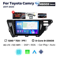 MEKEDE MS Android 12 Car Dvd Radio GPS Navigation pour Toyota Camry 2017-2020 Car Audio avec WiFi GPS DSP