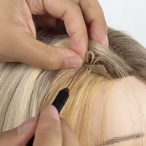 Nuevo y Exclusivo Sistema de Topper para Salón con Cuentas, Sin Clips, Sin Pegamento, Uso Prolongado, Transpirable para Verano, Listo para Enviar - Product Image 6
