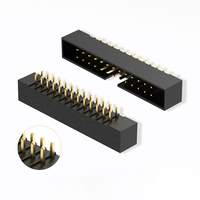Connecteur de développement à double rangée Molex DC3 vertical droit IDC 20 broches (2x10 broches) de 2,00 mm et 2,54 mm pour boîtier de connecteur