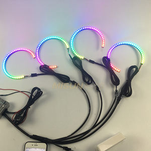 Sk6812 RGBW <span class=keywords><strong>E46</strong></span> Projecteur de phare <span class=keywords><strong>LED</strong></span> de voiture Nouvel état <span class=keywords><strong>Angel</strong></span> <span class=keywords><strong>Eyes</strong></span> Retrofit Light Flow - Product Image 6