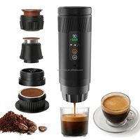Machine à café portable 16G à mousse dense et crème riche, grande capacité, alimentée par batterie USB, idéale pour pique-nique, pêche, randonnée, camping en extérieur