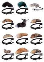 Accessoires de cosplay pour spectacle scénique, queue de renard en peluche de simulation de 40 cm de long, queue érotique pour couple, accessoires de performance