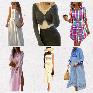 Abiti Usati di Seconda Mano Taglie Forti, Vestiti da Spiaggia, Tessuti per Abiti da Spiaggia, Vestiti Usati per Donna, Balle di Abbigliamento di Seconda Mano - Product Image 6