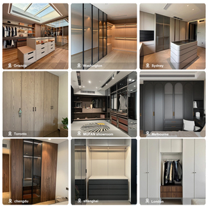 Armadio Doppio Moderno in Legno con <span class=keywords><strong>Specchio</strong></span>, Mobili per Camera da Letto, Anta <span class=keywords><strong>Scorrevole</strong></span>, Cabina Armadio su Misura - Product Image 6