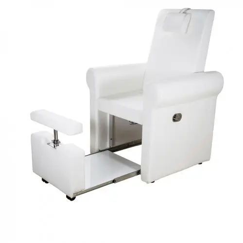 Simple no plumbing nail spa pedicure chair and stool