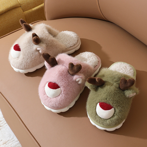 Étiquettes en coton léger de haute qualité pour pantoufles, usage domestique, hiver, avec nœud en dentelle brodé, logo, antidérapantes, petit prix pour le printemps - Product Image 5