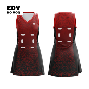 Netball Uniform Set Team Kit con vestido a juego y pantalones cortos para partidos - Product Image 1