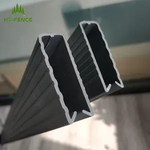 HT-FENCE Panneaux de clôture de jardin à écran 3D Kit de latte de latte rigide en PVC pour cadre en métal de 2.5m - Product Image 5