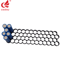 Support de batterie cylindrique en nid d'abeille Cedley 4P13S Li-ion 18650 ABS+PC UL94 V0 ignifuge, accessoire d'espacement