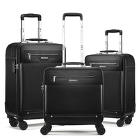 Durable étanche Oxford tissu 4 spinner 360 degrés roues bagages cas doux nylon valise bagages à main