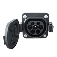 Nouvelle prise mâle de type 2 pour voiture, prise de chargeur EV IEC62196-2 16A/32A, monophasée/triphasée 250V/415V, thermoplastique