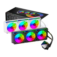 Refroidisseur liquide AIO 360 mm pour processeur, système de refroidissement liquide ARGB RGB pour PC de bureau