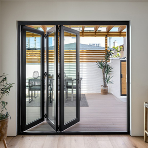 Portes pliantes étanches pour villa, système de portes pliantes en aluminium pour patio extérieur, cloison pliante en verre <span class=keywords><strong>accordéon</strong></span> - Product Image 3