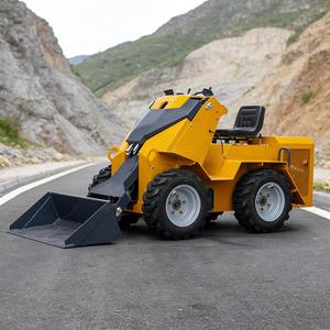 Индивидуальный компактный колесный погрузчик Huada для строительных работ, малый, 1 тонна, 1.5 тонны, 2 тонны, с выносной стрелой, 3 тонны, фронтальный погрузчик, в продаже - Product Image 1