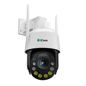 ICsee 5MP 36X Zoom Quang Học Wifi Camera Mạng P2P Dome Thẻ SD Bên Ngoài PTZ Camera IP Không Dây Ngoài Trời 36X 5MP Wifi CCTV Camera