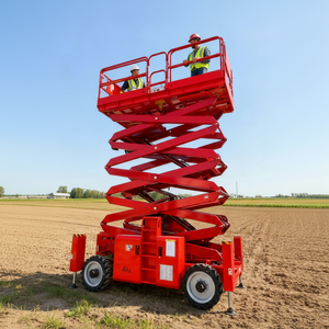 Plataforma elevadora de tijera para todo terreno, plataforma elevadora de tijera hidráulica duradera para aplicaciones industriales - Product Image 1