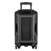 JBO-1260 12 Zoll 40W RMS Trolley-Lautsprecher RGB-Ringlicht Karaoke-Party-Lautsprecher mit Mikrofon für Draußen