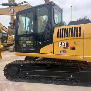 รถขุดตีนตะขาบ Caterpillar CAT313GC 13 ตัน มือสอง ได้รับการรับรองมาตรฐาน CE พร้อมเครื่องยนต์ Cummins ปั๊มไฮดรอลิก และบุ้งกี๋แบบเกียร์ สำหรับขาย - Product Image 1