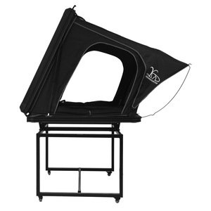 Tenda <span class=keywords><strong>da</strong></span> Tetto Rigida in Alluminio con Lucernario Panoramico e Apertura Laterale, Tenda Pieghevole per Auto SUV 4x4 e <span class=keywords><strong>Campeggio</strong></span> Fuoristrada - Product Image 5