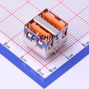 907-422A1111Y10210 <b>USB</b> Connector Through hole Component (THT) Connector Type-<b>A</b> <b>USB</b> <b>2.0</b> Female Through Hole - Product Image 1