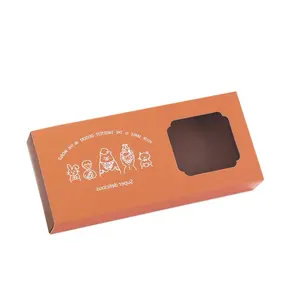 Caja de pastelería/panadería de cartón Kraft hermosa de alta calidad personalizada con caja de ventana de PVC transparente al por mayor Prince - Product Image 1