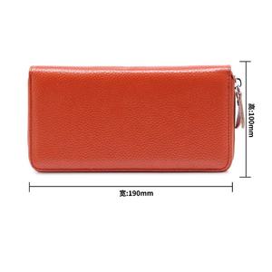 Cartera Larga de Cuero Andong para Mujer, Cartera de Cuero Vacuno Genuino con Protección RFID, Bolsos de Mano de Moda, Tarjeteros, Monederos para Teléfono Móvil para Mujer - Product Image 3