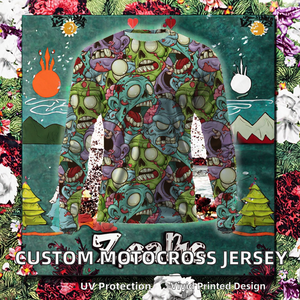 Maillots de moto tout-terrain personnalisés OEM, coupe-vent, grande taille, manches longues, anti-UV, 120g, été, % polyester - Product Image 2