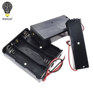 1X 2X 3X 4X de plástico de la caja de la batería de almacenamiento soporte para caja de batería recargable 18650 1, <span class=keywords><strong>2</strong></span>, <span class=keywords><strong>3</strong></span>, 4 ranura contenedor con plomo de alambre de Pin - Product Image 4