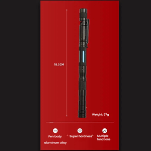 ปากกาอเนกประสงค์สำหรับป้องกันตัวกลางแจ้ง รุ่นอัพเกรด พร้อมเข็มทิศ ที่ทุบกระจก ที่จุดไฟ กันน้ำ เหมาะสำหรับการปีนเขา - Product Image 5