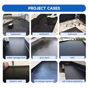 Membrane liquide imperméable résistante aux UV, revêtement d'étanchéité en asphalte modifié à haute teneur en polymères pour applications sur les murs de cuisine, les parcs et les carreaux. - Product Image 4