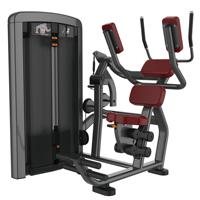 Machine à Abdominaux Assis à Sélection de Charge par Broche LJ, Personnalisée OEM/ODM, Équipement de Sport Commercial pour Salle de Sport, Équipement de Fitness