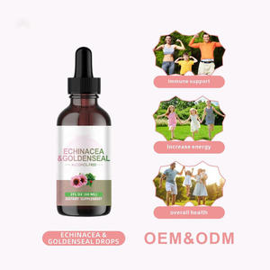 Özel ekinezya ve Goldenseal kökleri alkol ücretsiz anne tentür sıvı yetişkinler için diyet vitaminleri düşer - Product Image 2