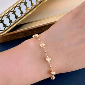 Xinfly Vintage 18K Gold Flashing Three-Color Cat's Eye Bracelet Au750 <b>Light</b> Gold for Women for Gifts Parties Weddings - Product Image 2