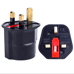 Usine vendant de l'UE au Royaume-Uni prise d'adaptateur de voyage UK 3 broches conversion de voyage de prise électrique - Product Image 3