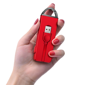 Câble USB 3 en 1 Type C Micro Câble de charge pour <span class=keywords><strong>iPhone</strong></span> X 8 7 6 <span class=keywords><strong>Plus</strong></span> iPad Air Porte-clés Câble de charge caché pour Xiaomi - Product Image 2