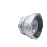 Raccord réducteur en fonte malléable galvanisé avec filetage NPT, accouplement à faible teneur en fer pour conduites d'eau et de gaz, 1 pièce, fourniture d'usine