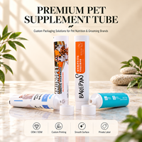 Tube d'emballage sous vide pour compléments alimentaires pour animaux de compagnie, isolation à l'air, emballage de nutrition fraîche pour la santé des chiens et des chats