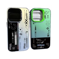Étui de téléphone portable PC de style rétro classique pour les modèles 11-17 avec design laser