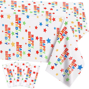 Tovaglia Rettangolare Impermeabile Usa e Getta con Stampa Palloncini per Feste di Compleanno all'Ingrosso - Product Image 5