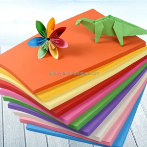 Qualité 120gsm 160gsm <span class=keywords><strong>A4</strong></span> <span class=keywords><strong>A3</strong></span> papier couleur 500 feuilles Pack enfants bricolage artisanat papier de couleur rame imprimable en gros papier de couleur - Product Image 4