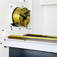 Tour CNC horizontal à lit plat haute précision CK6150, mono-broche, économique, système de commande GSK, usinage moyen.